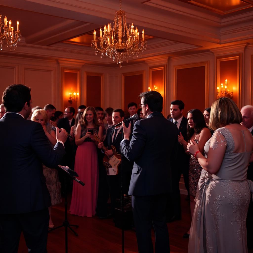 Hush Party Band performing at a private event