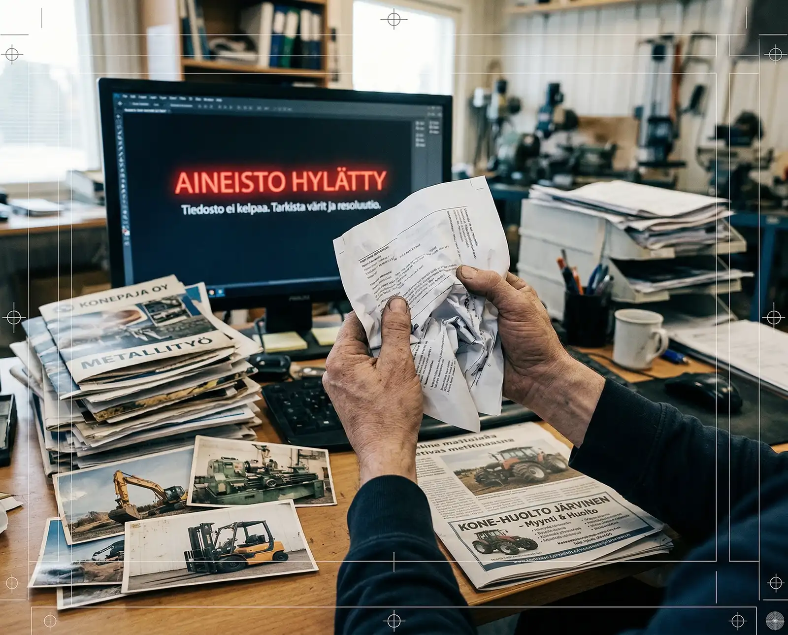 Vältä hylätyt aineistot ammattilaisen avulla
