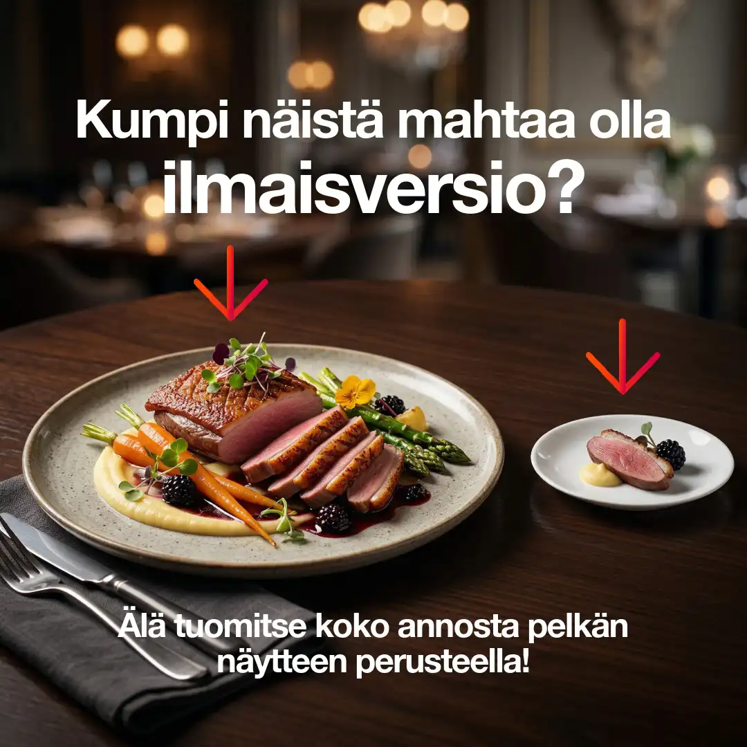 Kumpi näistä mahtaa olla ilmaisversio?