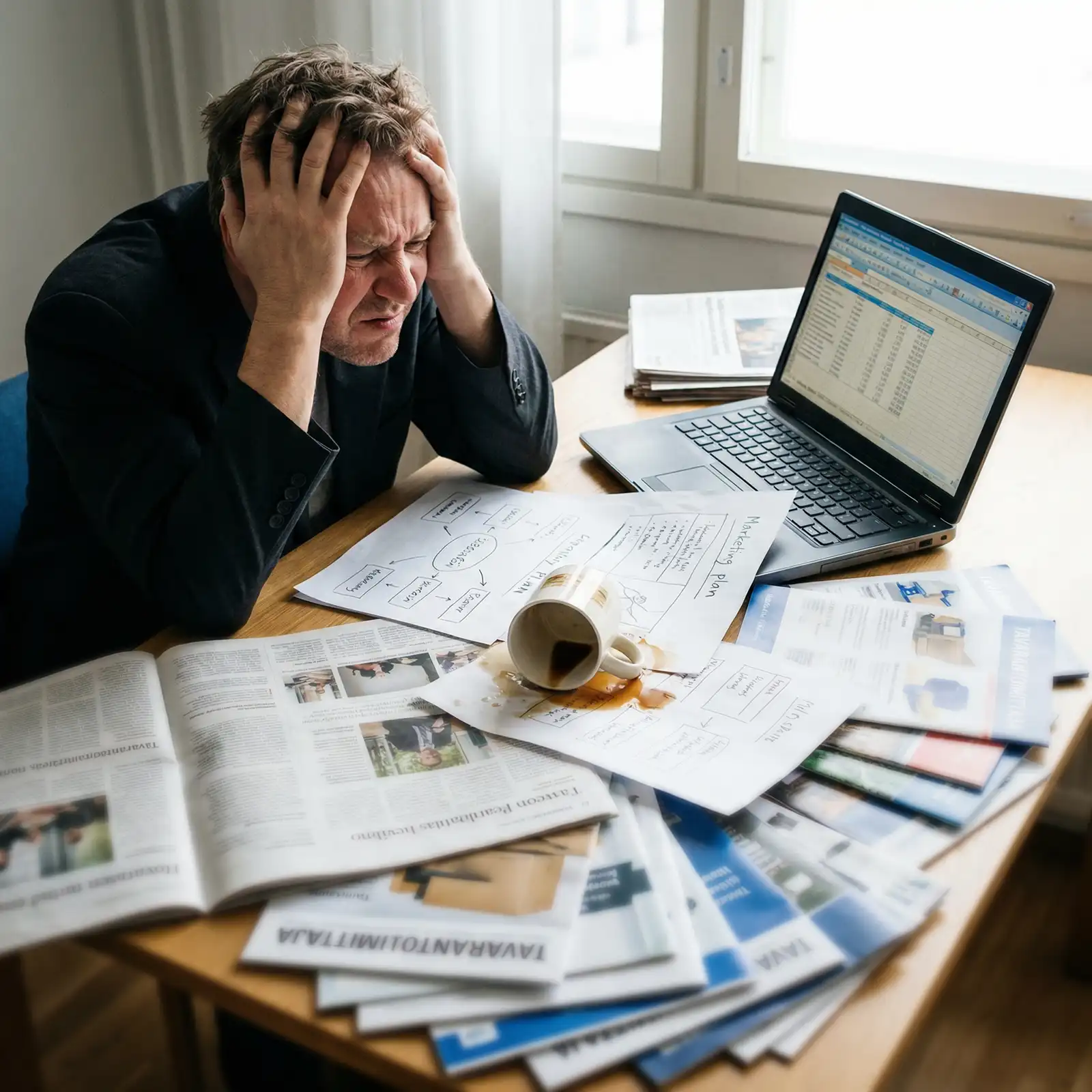 Turhautunut yrittäjä