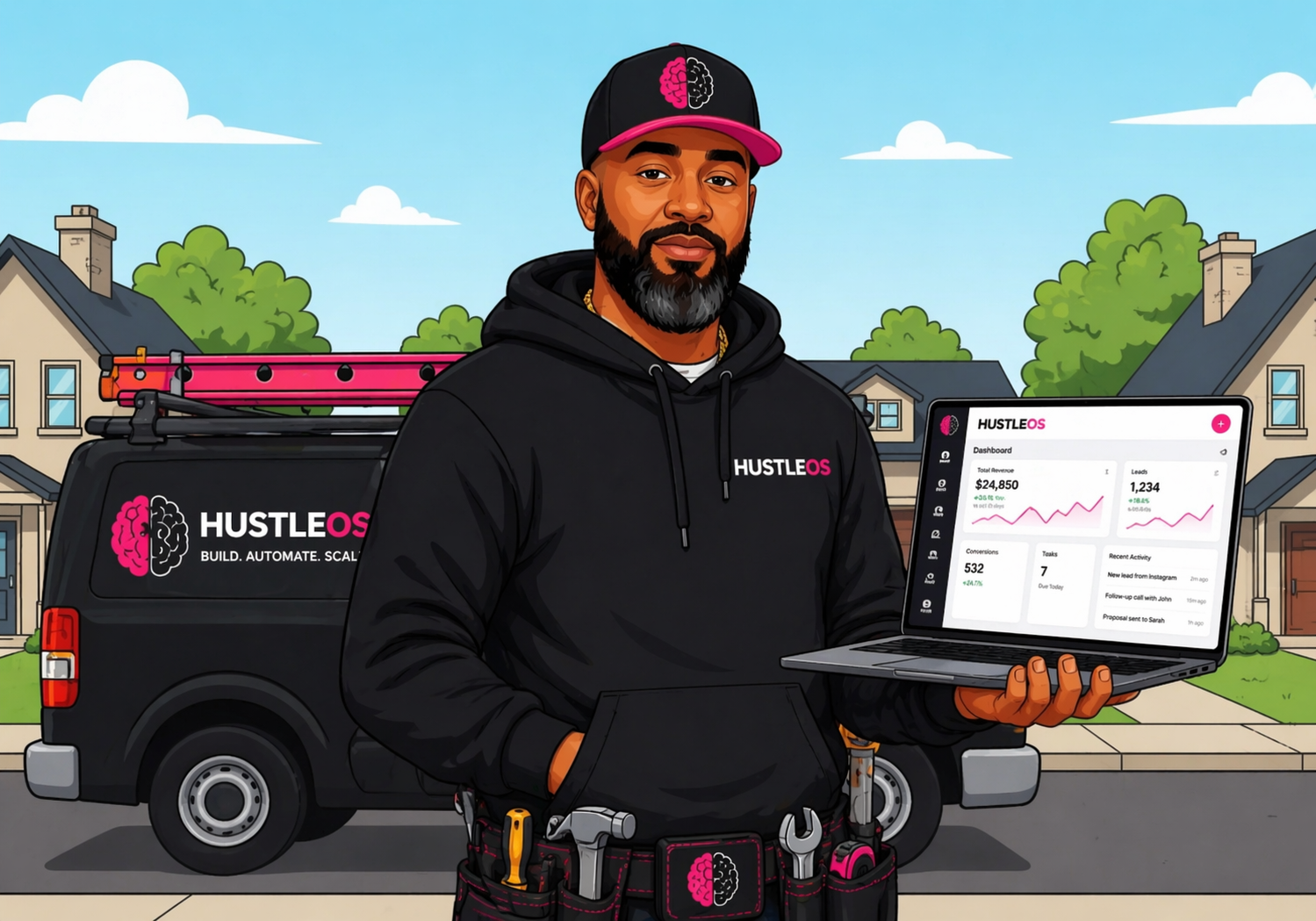 HUSTLEOS Founder