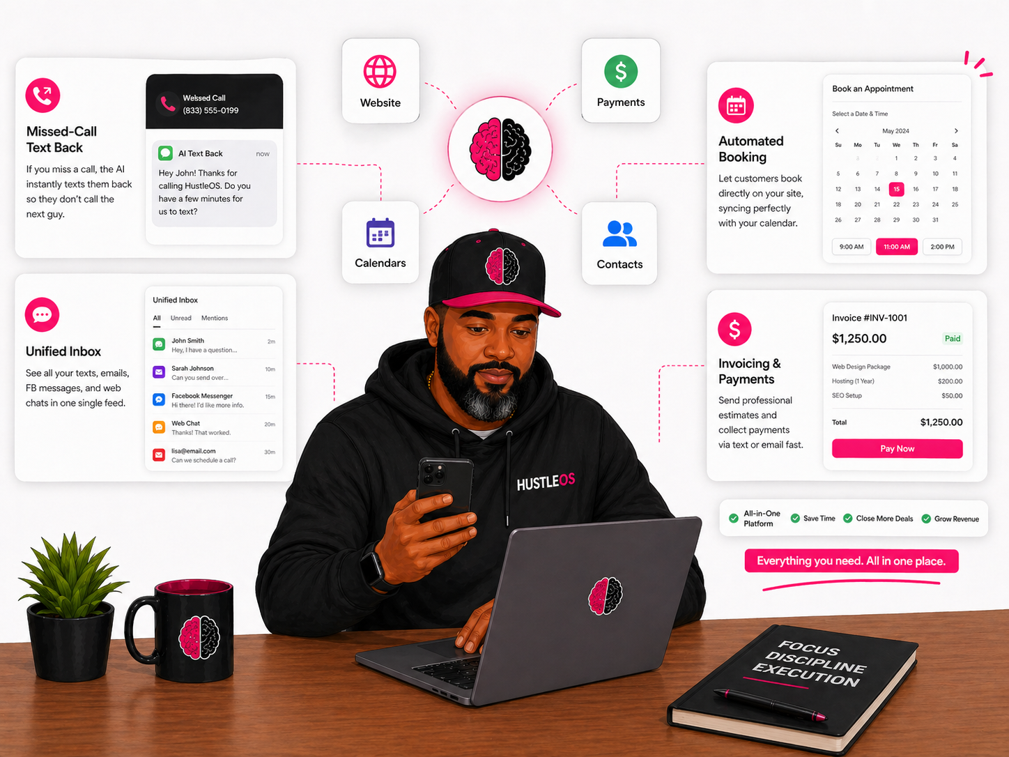 HUSTLEOS CRM