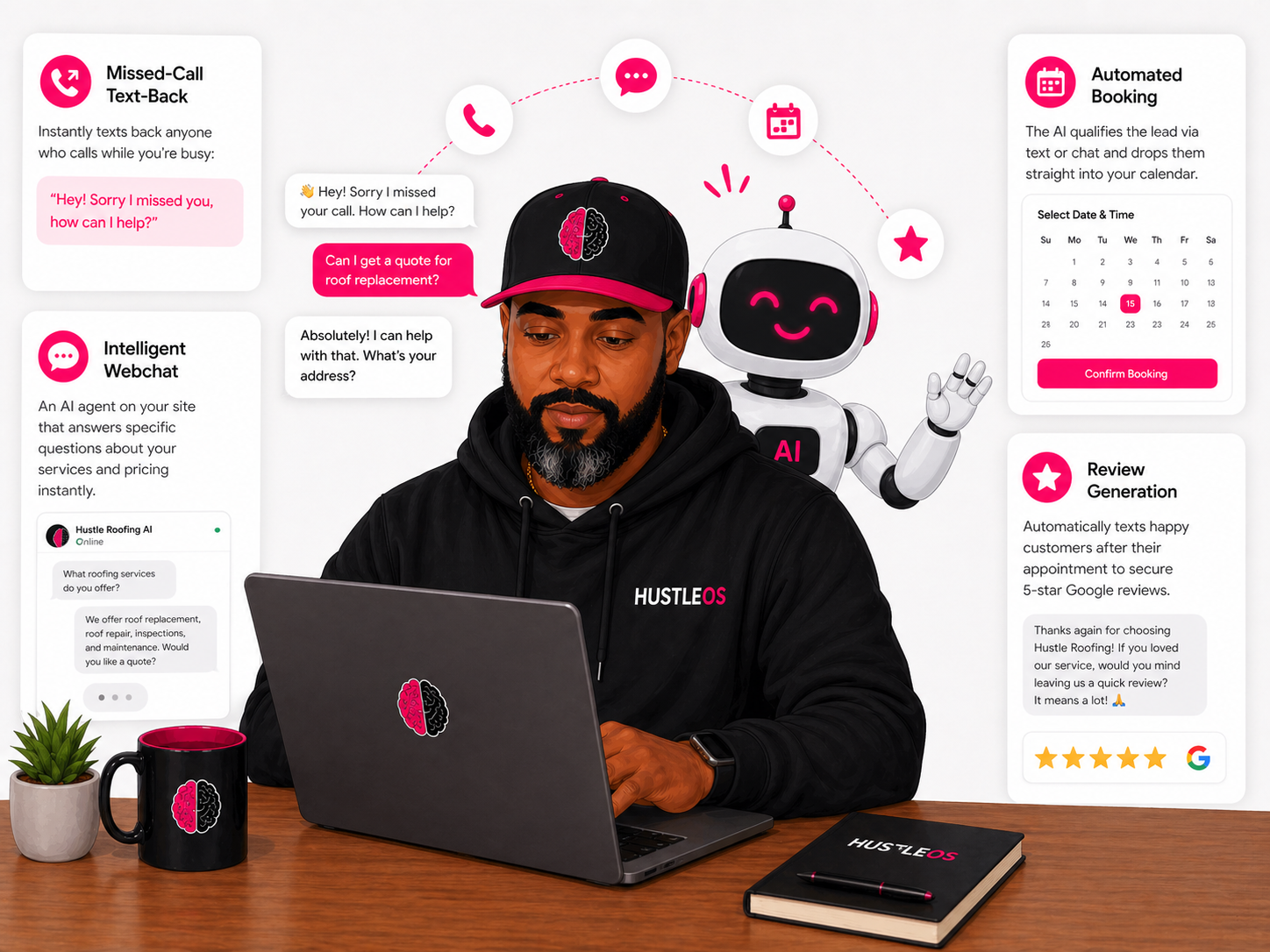HUSTLEOS AI Automation