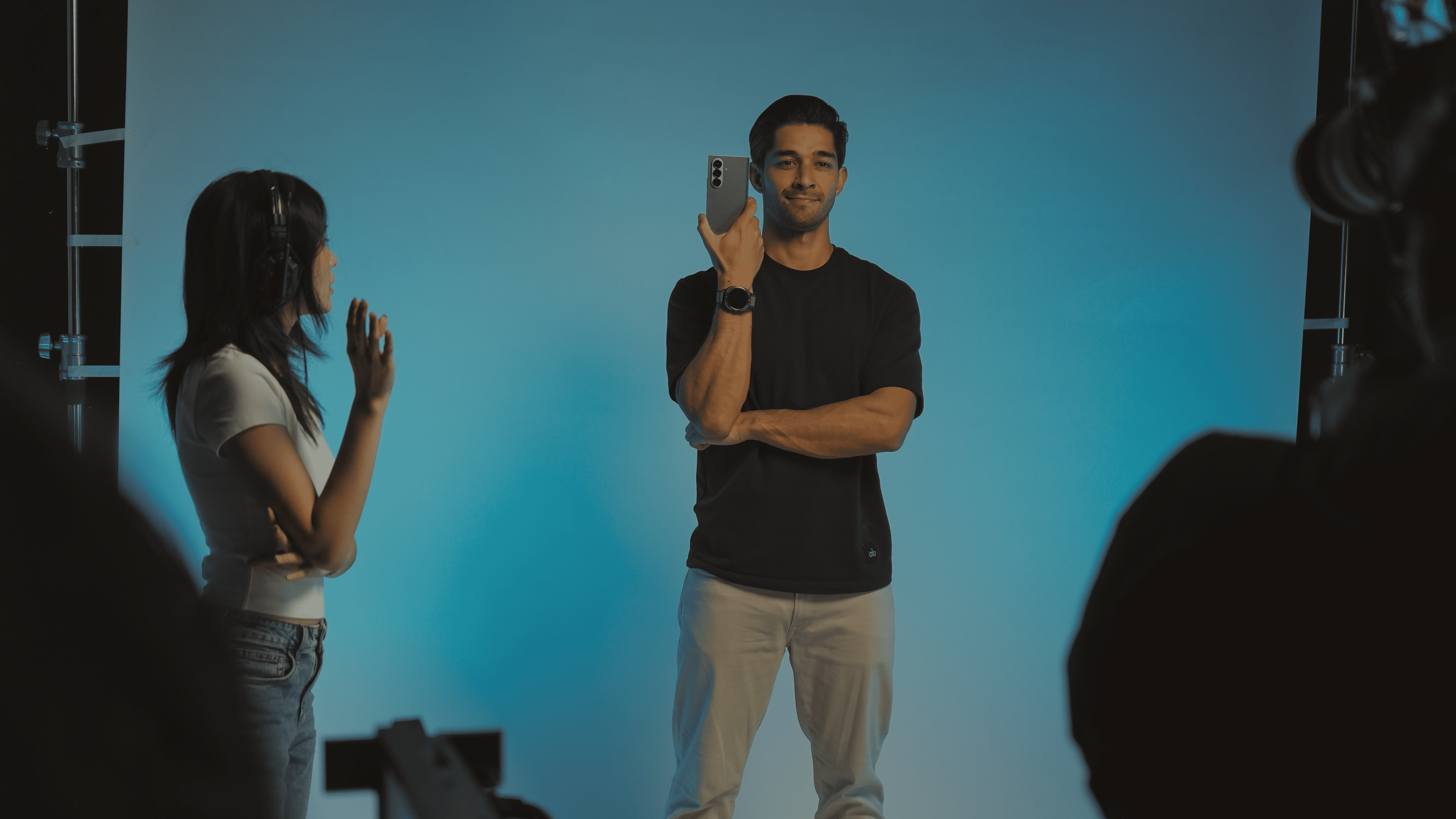 Behind the slate