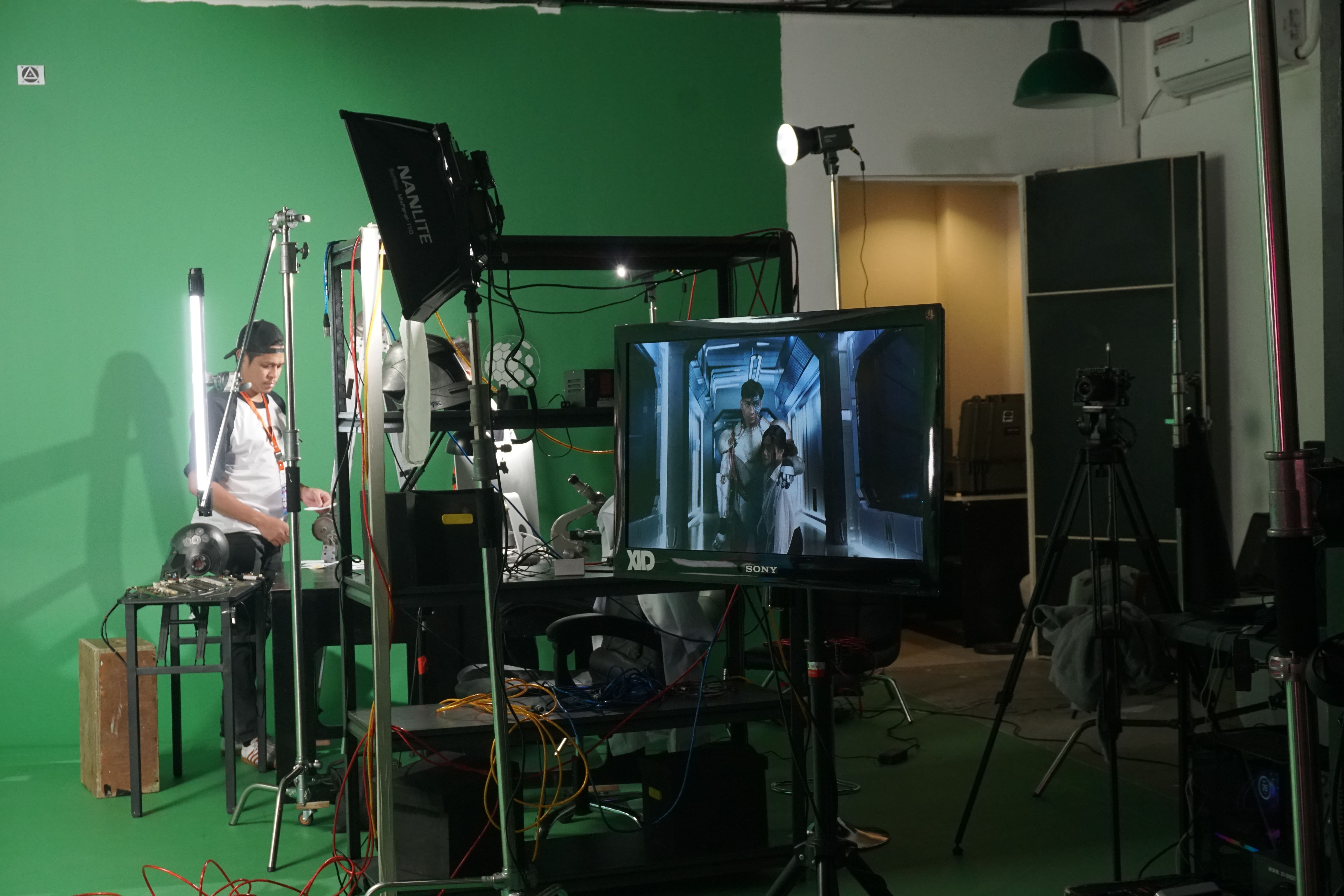 Behind the slate