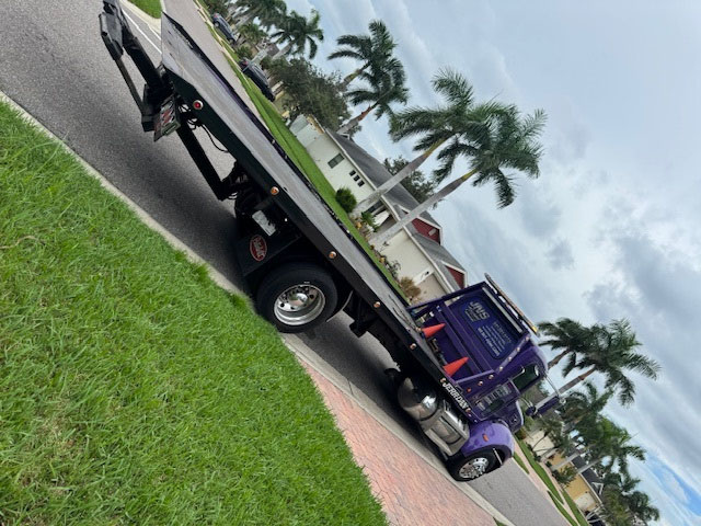 JNS Towing flatbed ready for dispatch