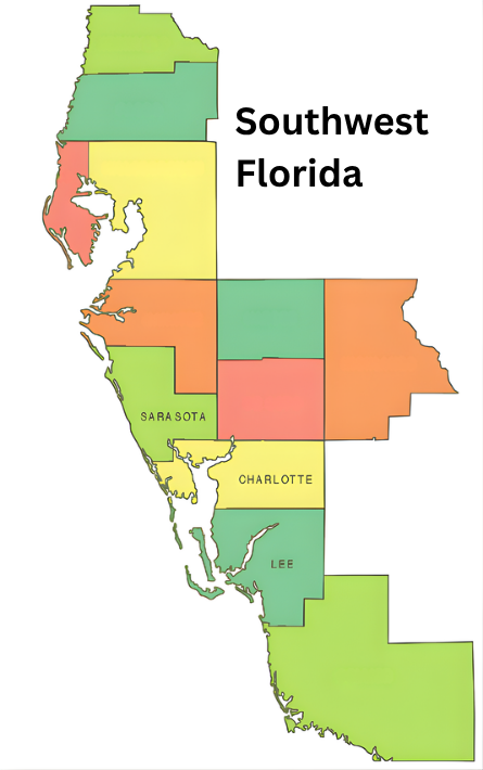 Southwest Florida Service Area Map