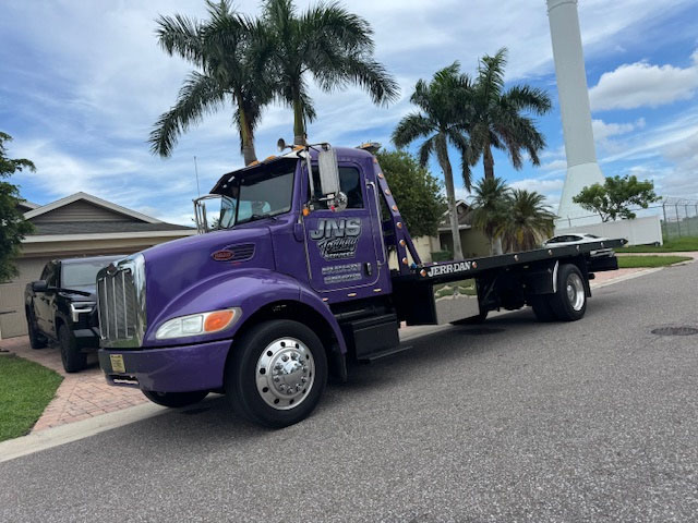 JNS Towing truck ready for service
