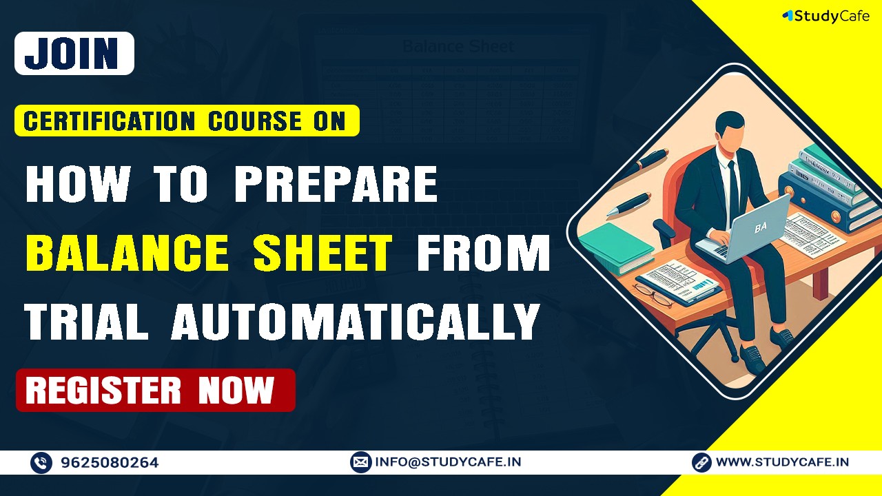 How to Prepare Balance Sheet from Trial Automatically