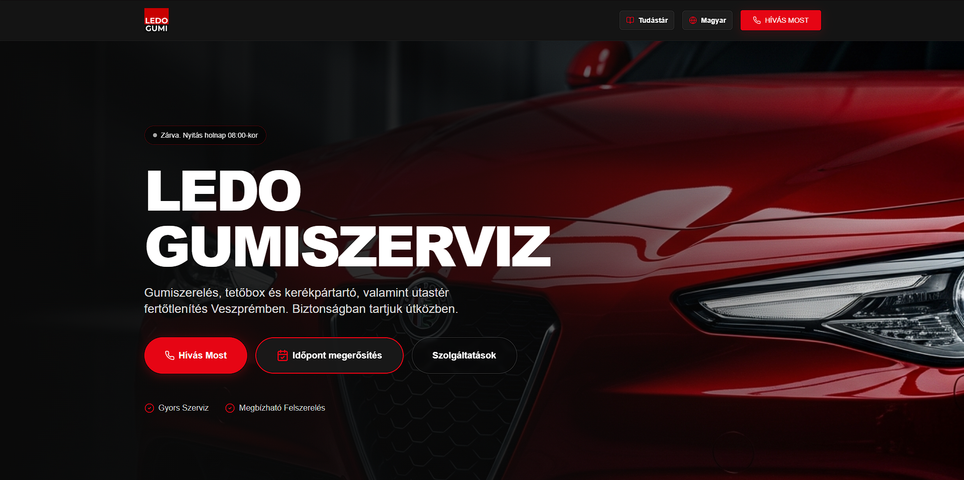 Ledó Gumiszerviz
