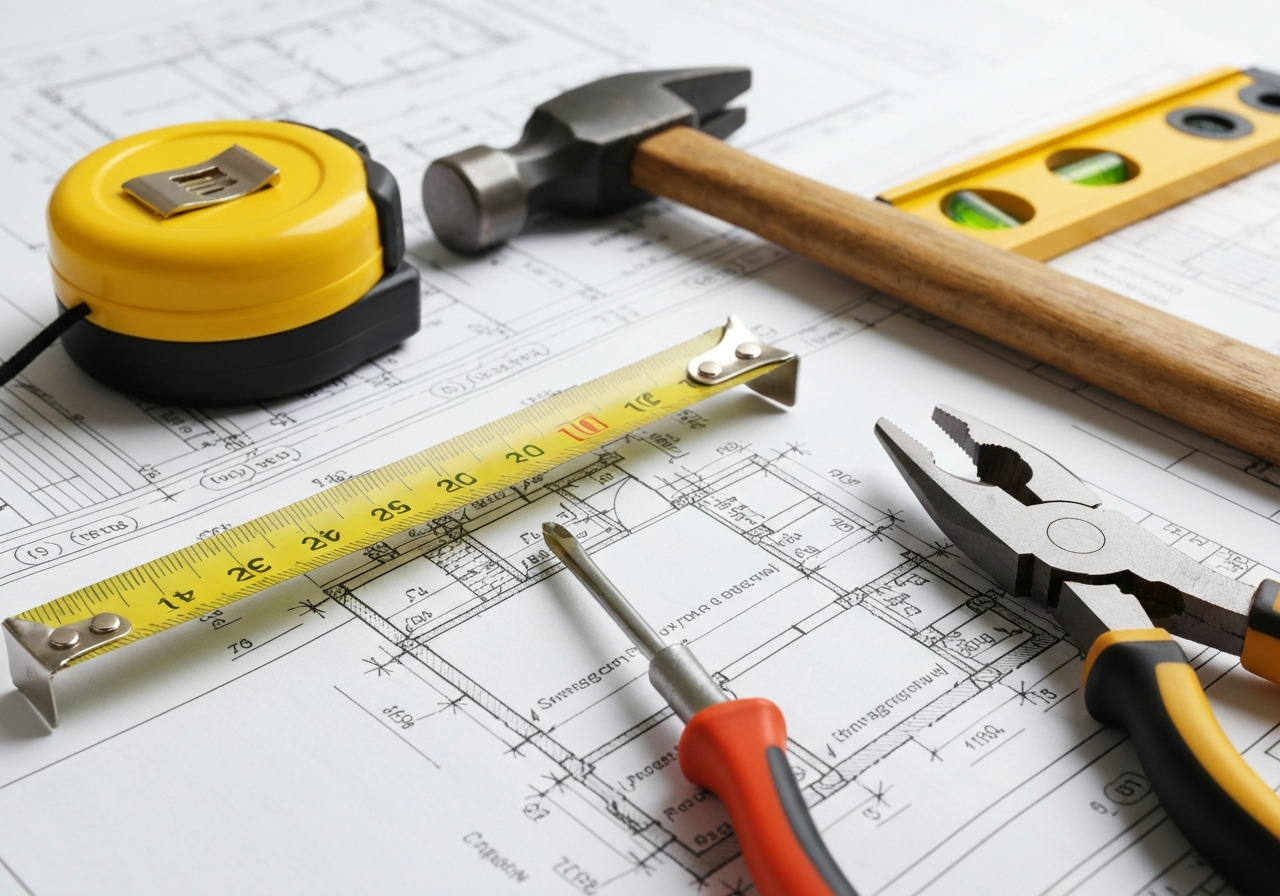 Professional inspector at work