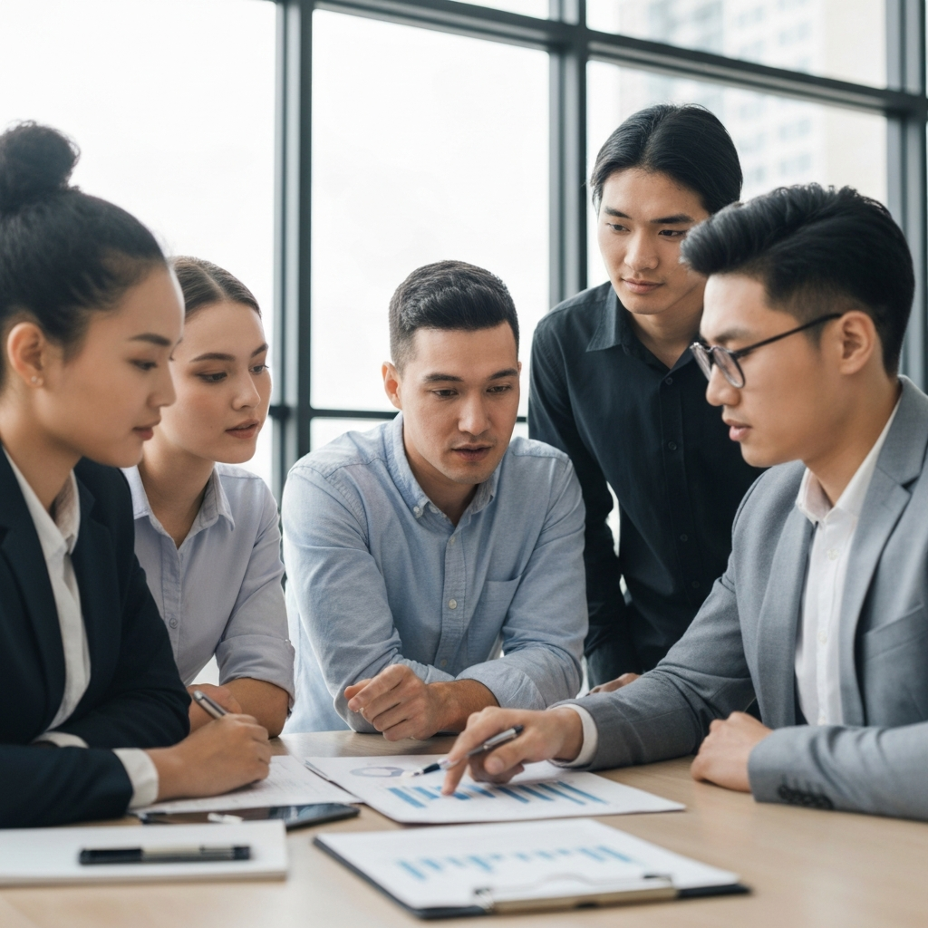 Team working together