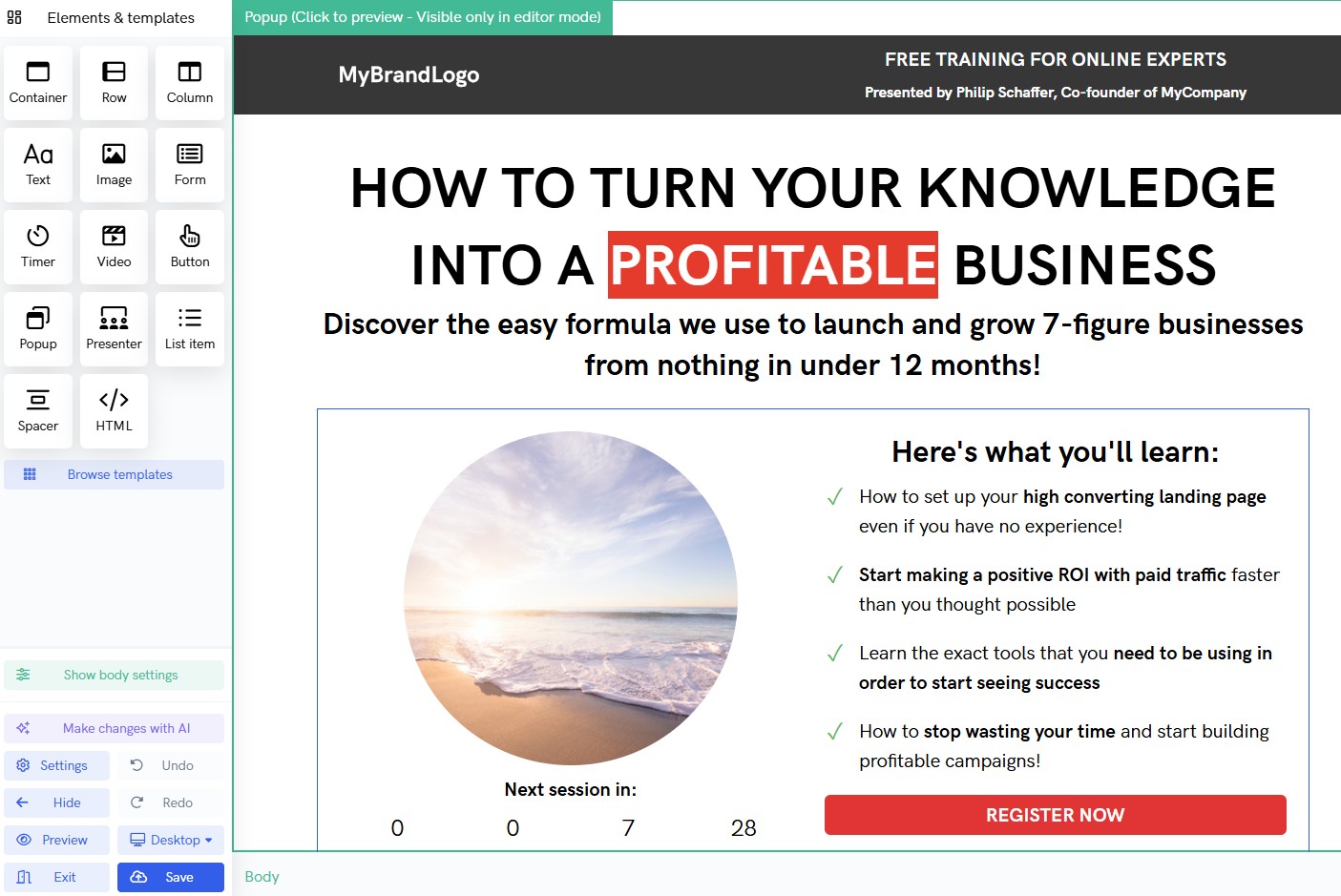 Platform Screenshot 2