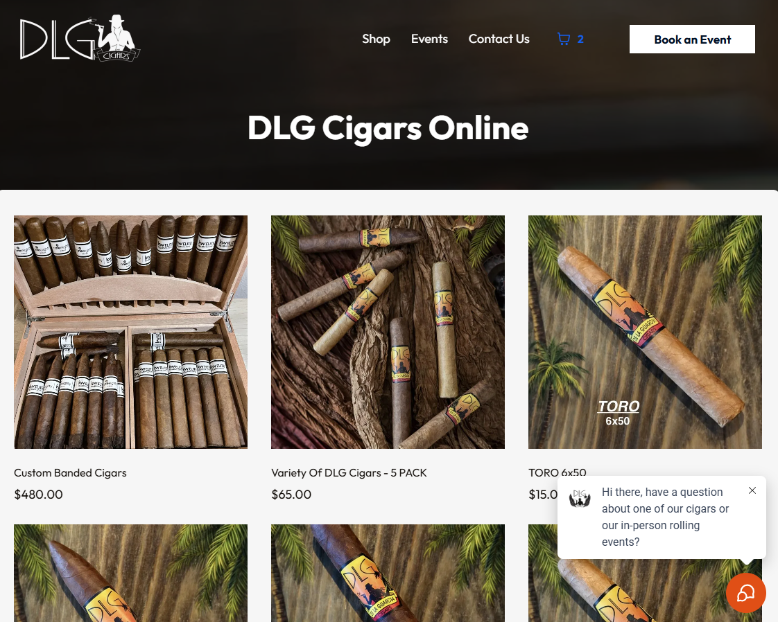 Cigar Sales E-Commerce