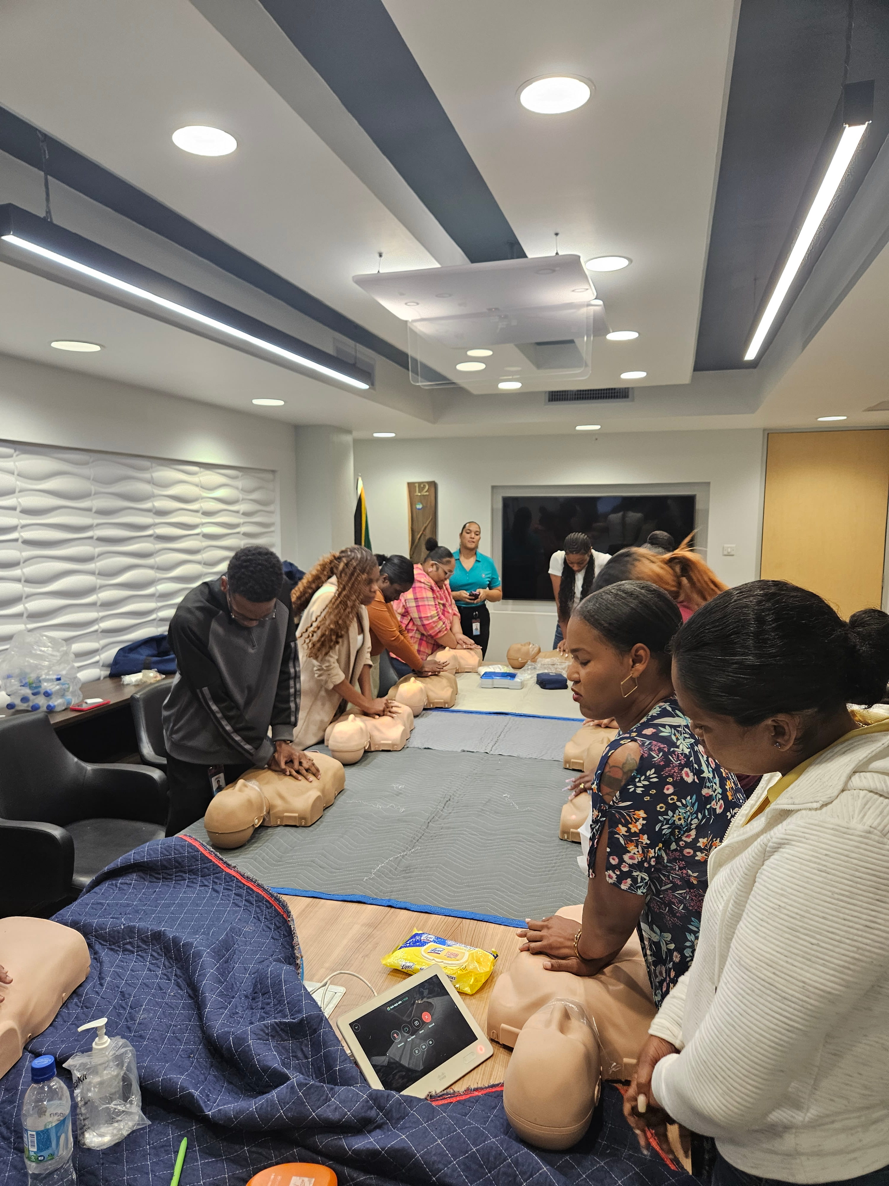Workplace safety and wellness training session for Kingston Jamaica businesses — First Response