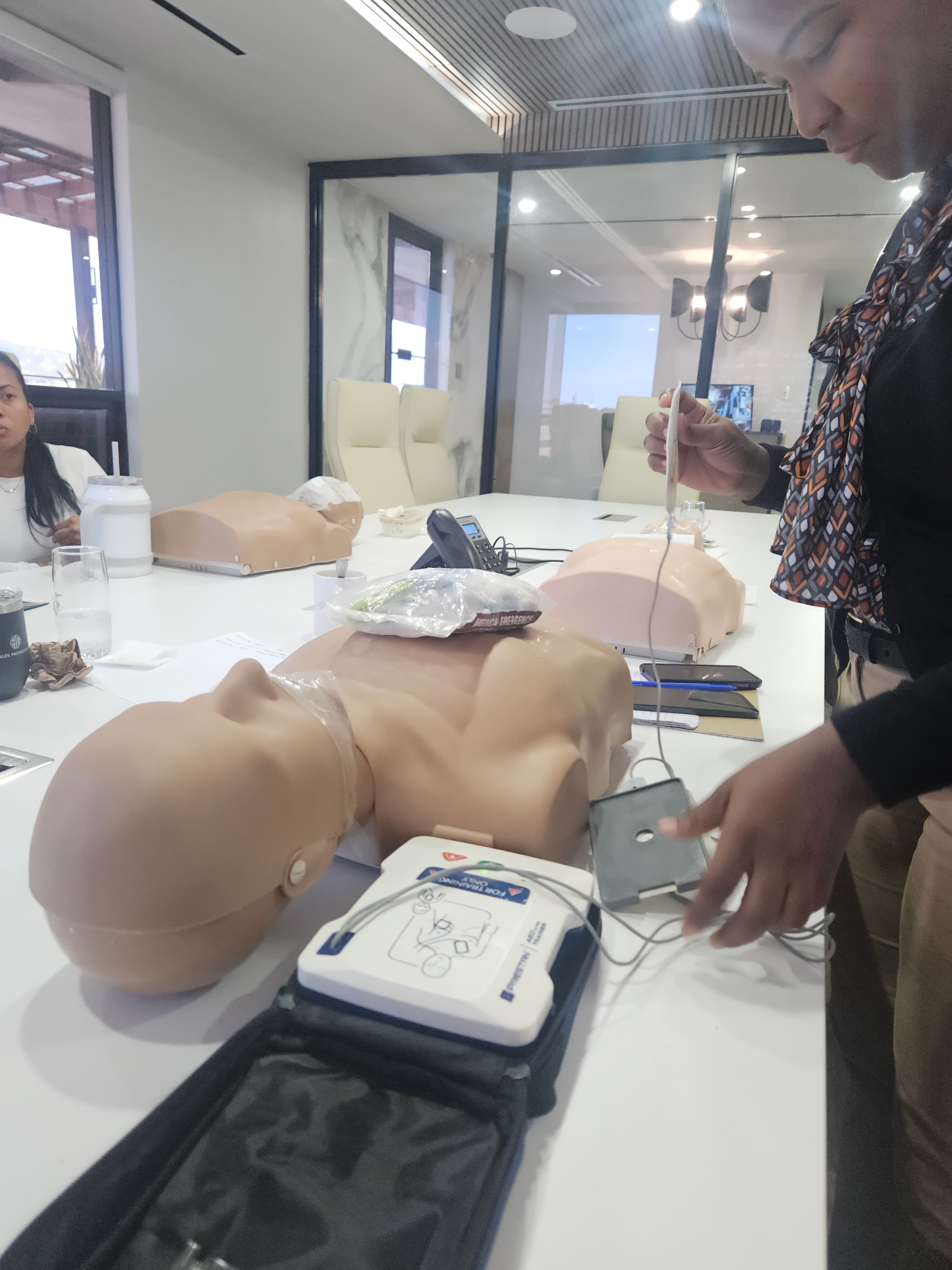 First Aid and CPR training class at a Kingston Jamaica workplace — First Response