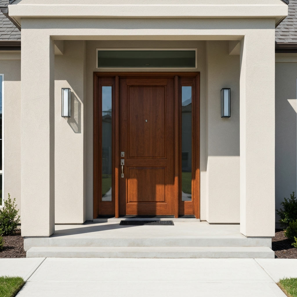 New front door installation by Anderson Contracting Solutions