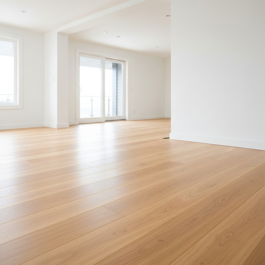 Hardwood flooring installation by Anderson Contracting Solutions