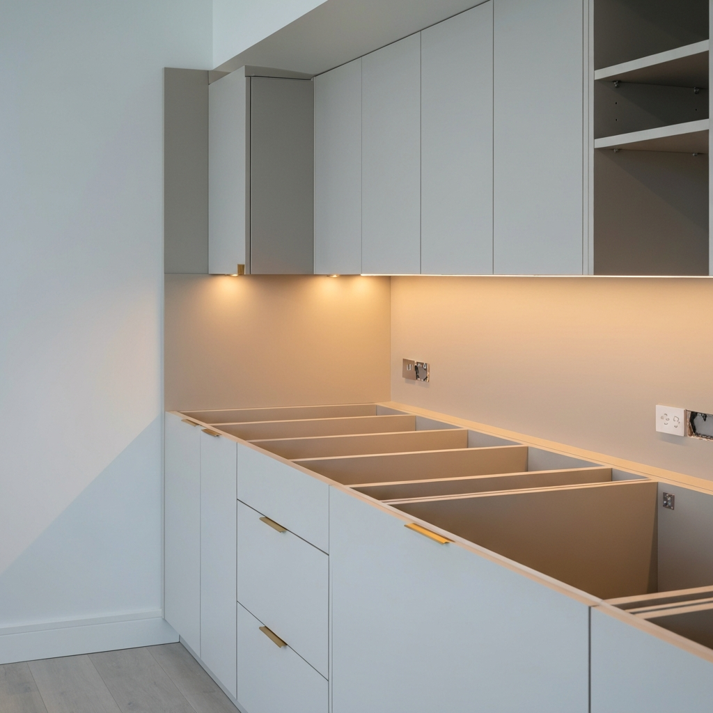 Kitchen remodel in progress by Anderson Contracting Solutions
