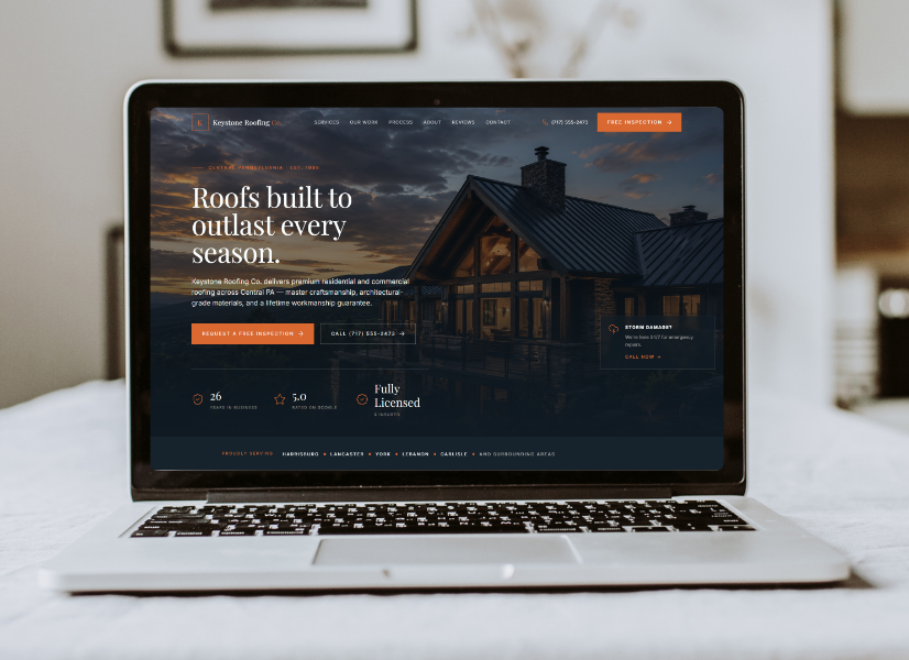 Bespoke design mockups