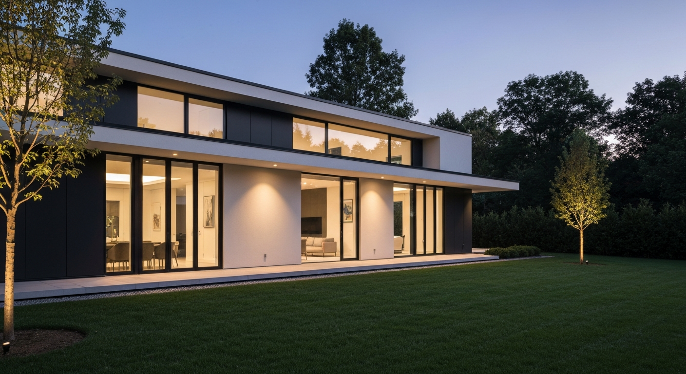 Modern house exterior