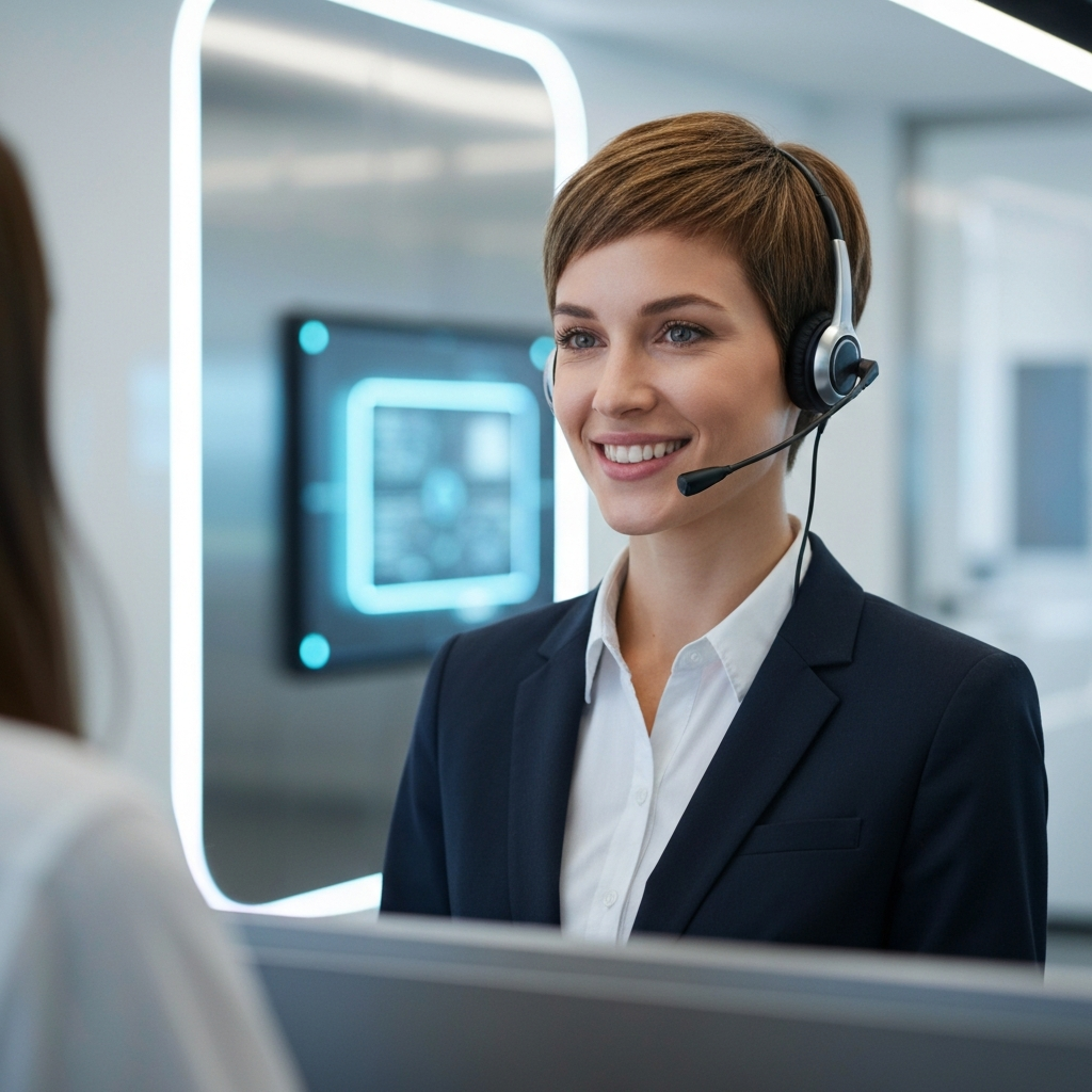 Friendly AI Customer Service Representative