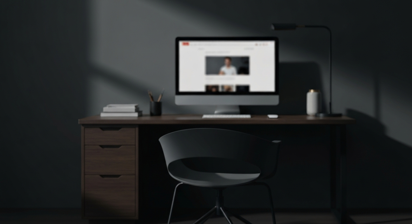 Modern workspace background