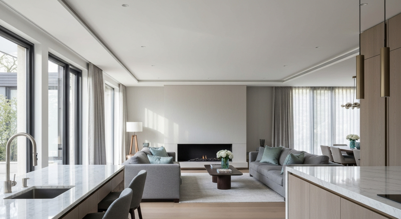 Elegant modern luxury home interior