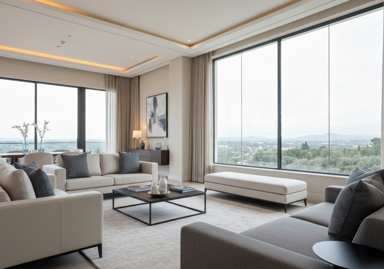 Modern luxury living room