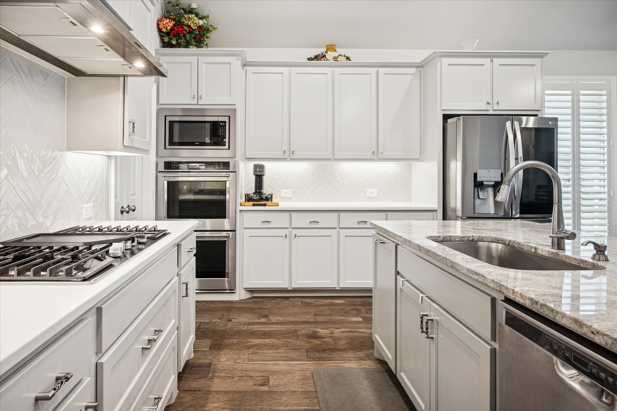 Open concept living and kitchen