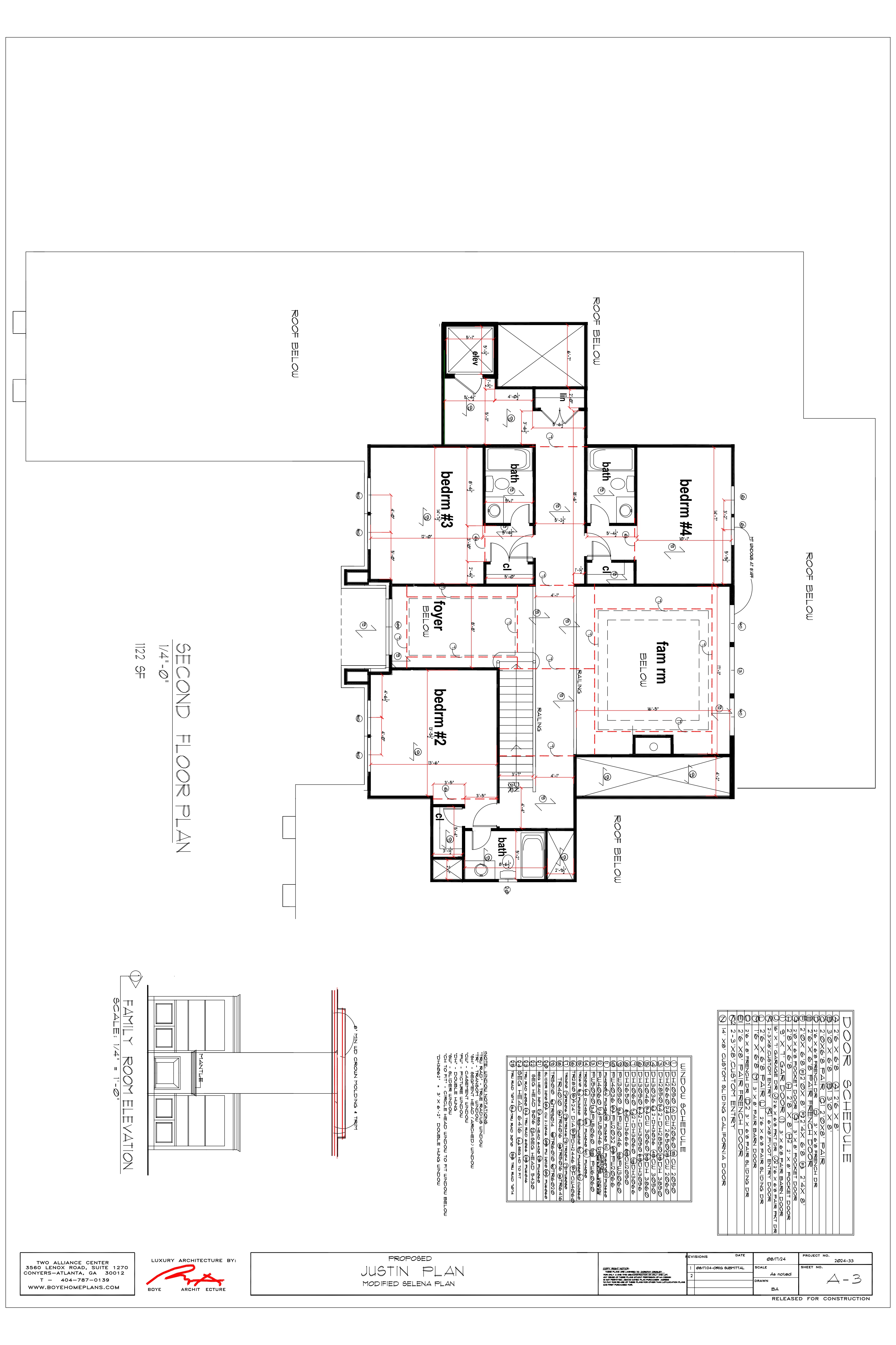 Justin Plan Second Floor