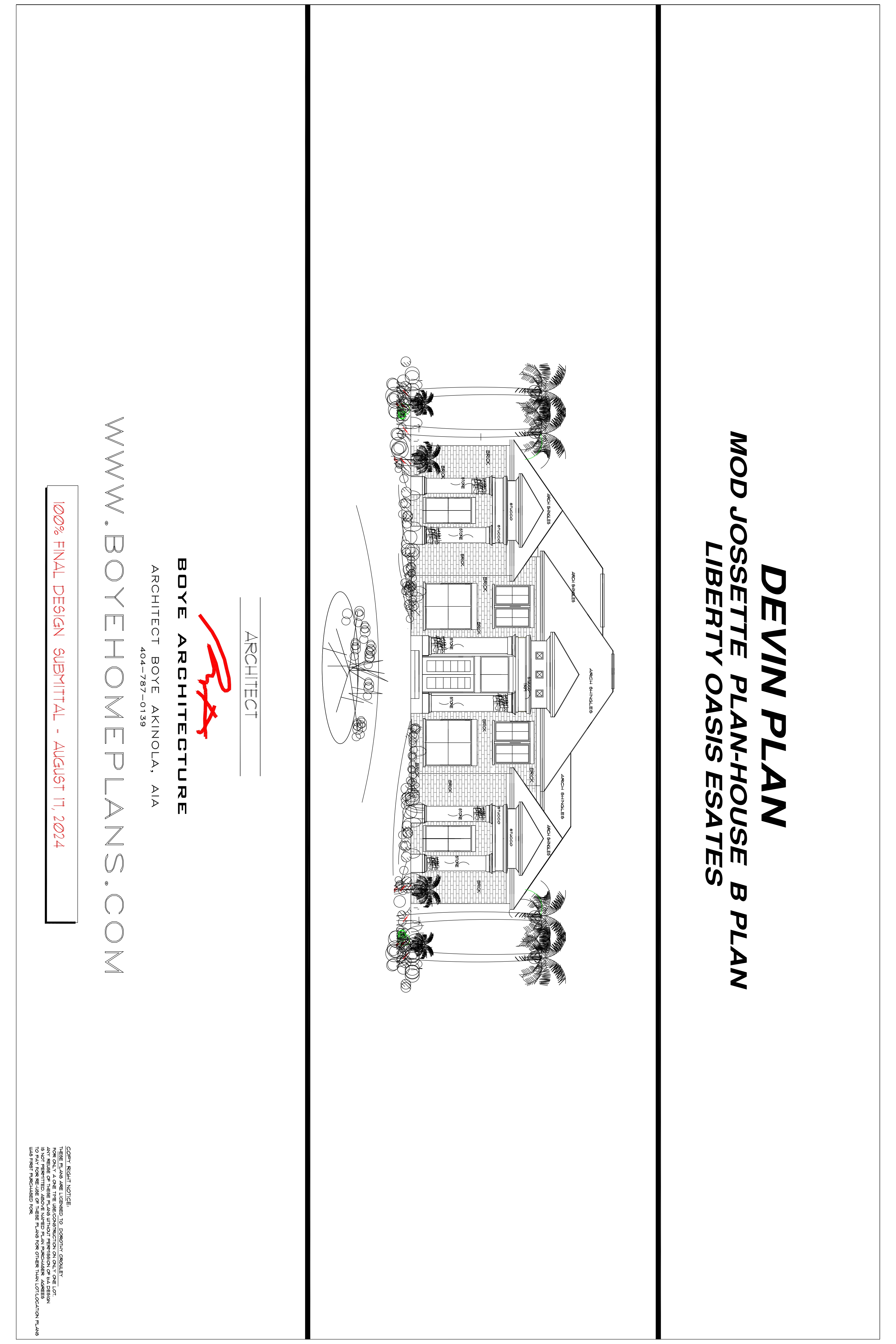 Devin Plan Front Elevation