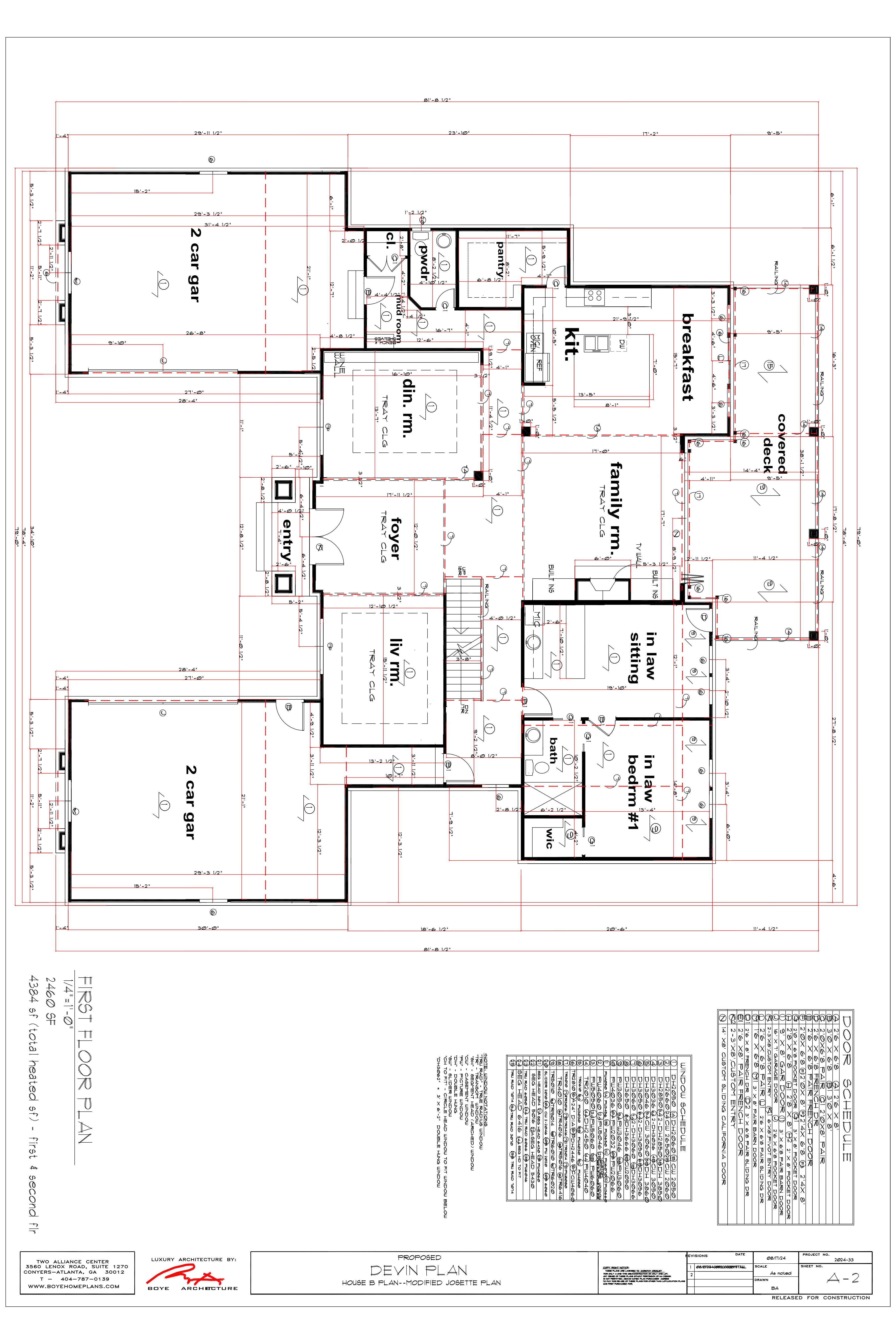 Devin Plan First Floor Plan