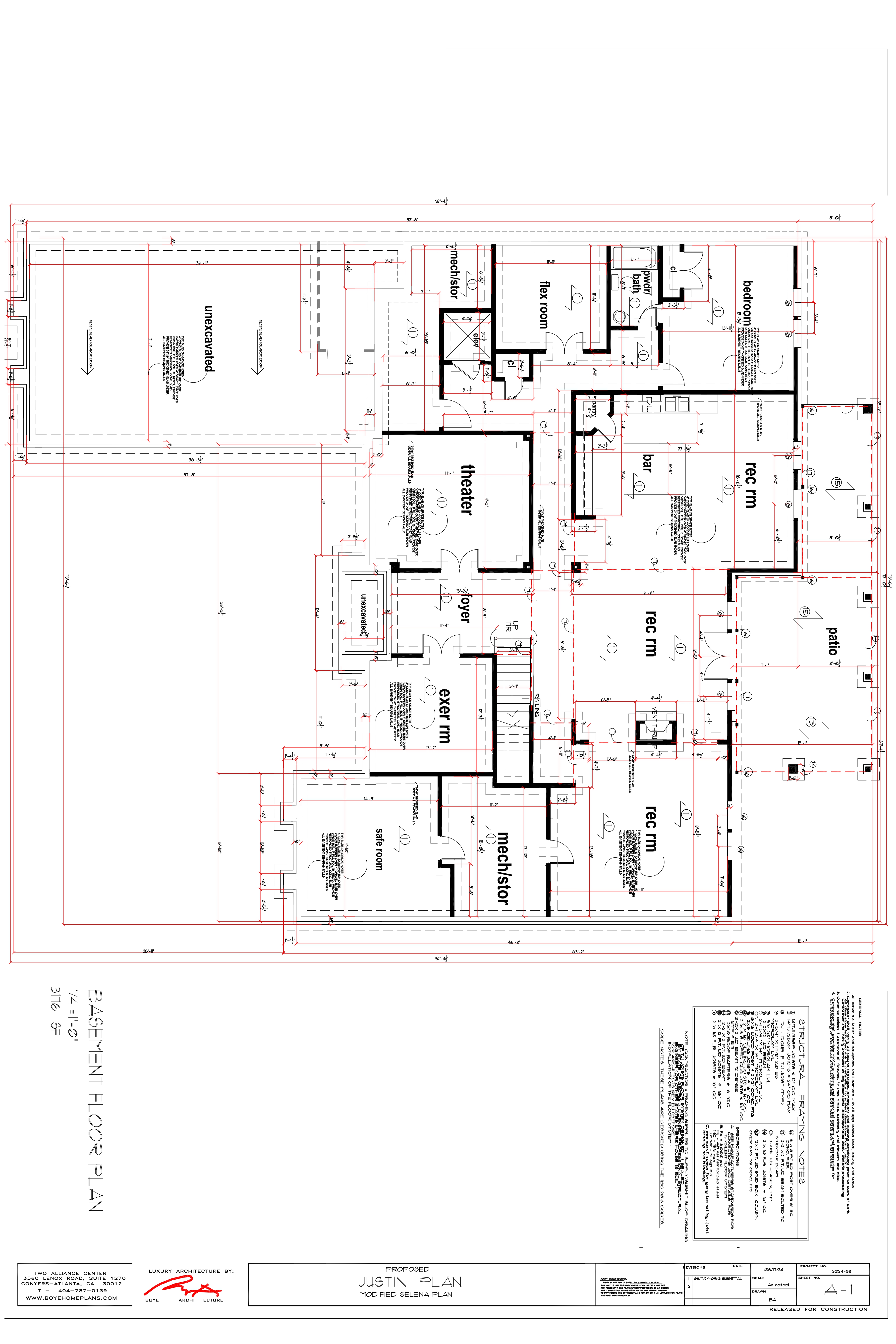 Justin Plan Basement