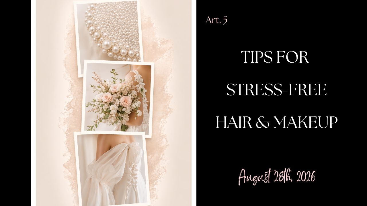Wedding Morning Tips for a Stress-Free Hair and Makeup Experience