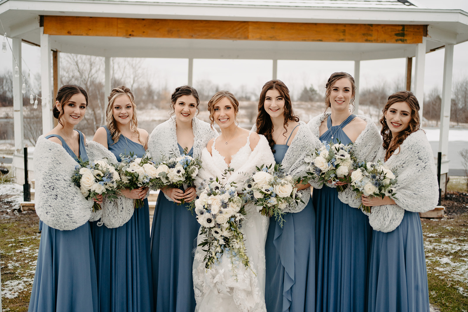 Beautiful bridal party