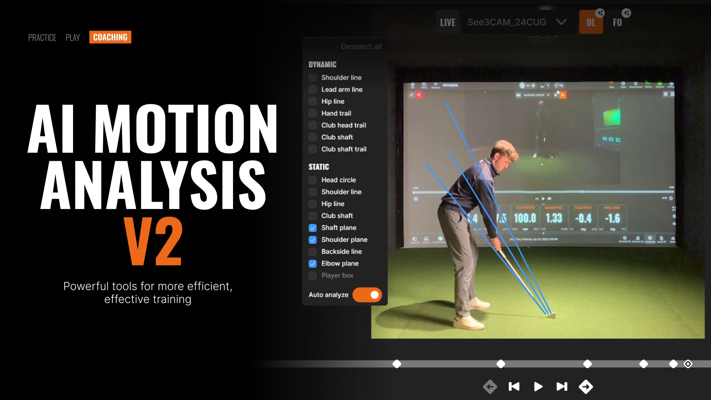 TrackMan iO AI Motion and Swing Analysis at The Golf Lab Ocean Grove