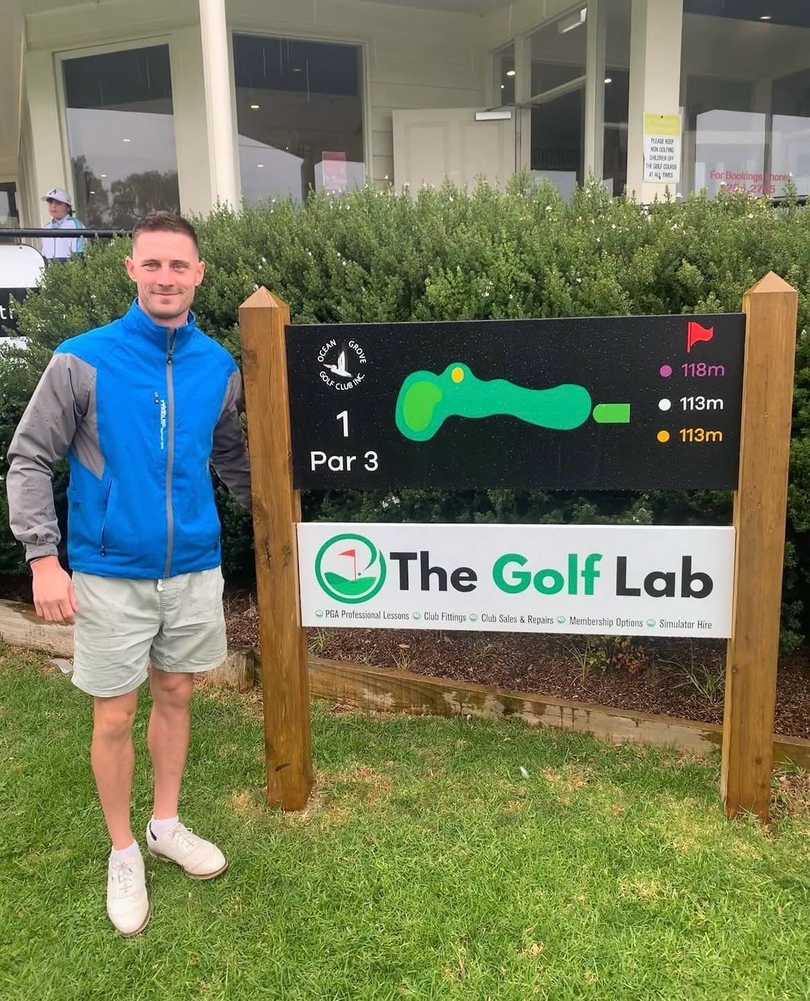 The Golf Lab tee sponsorship at Ocean Grove Golf Club