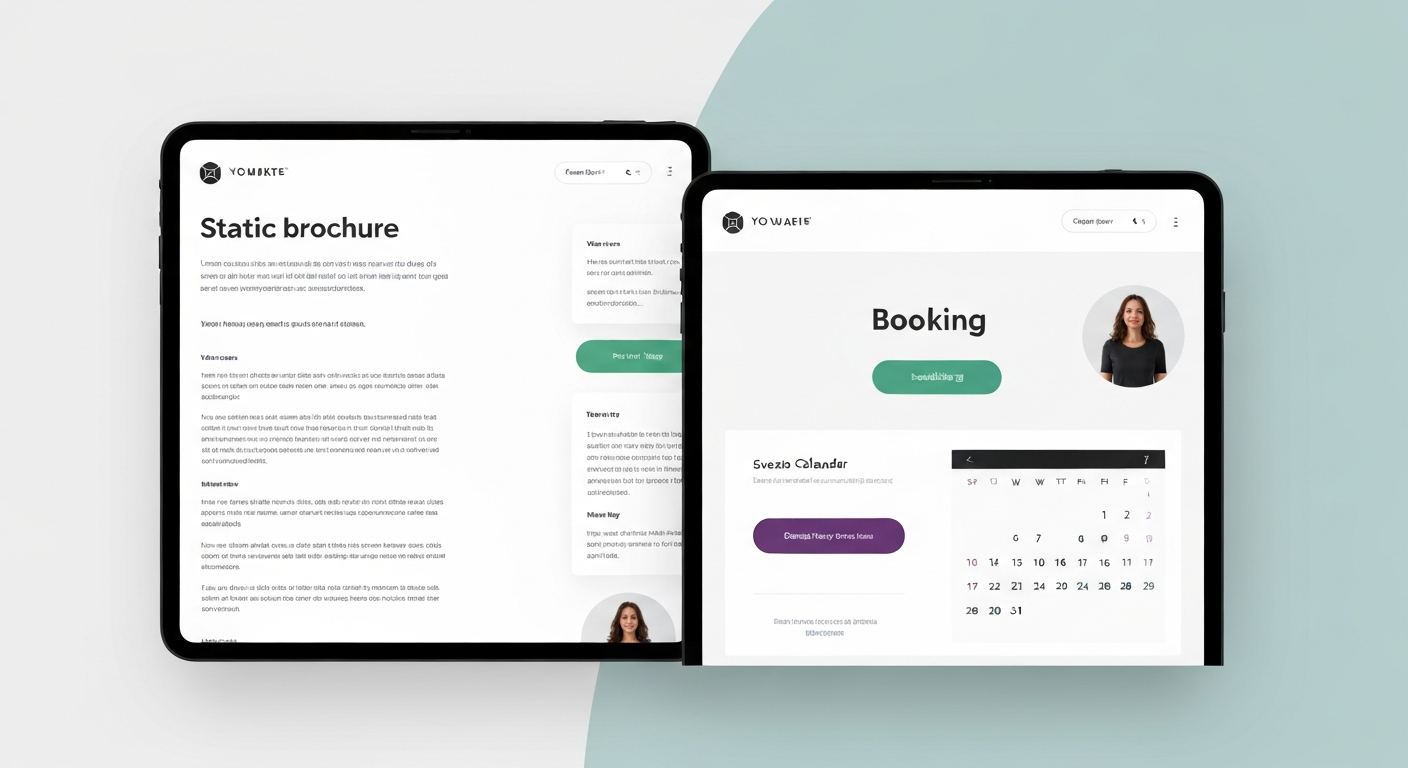 Modern website design workspace