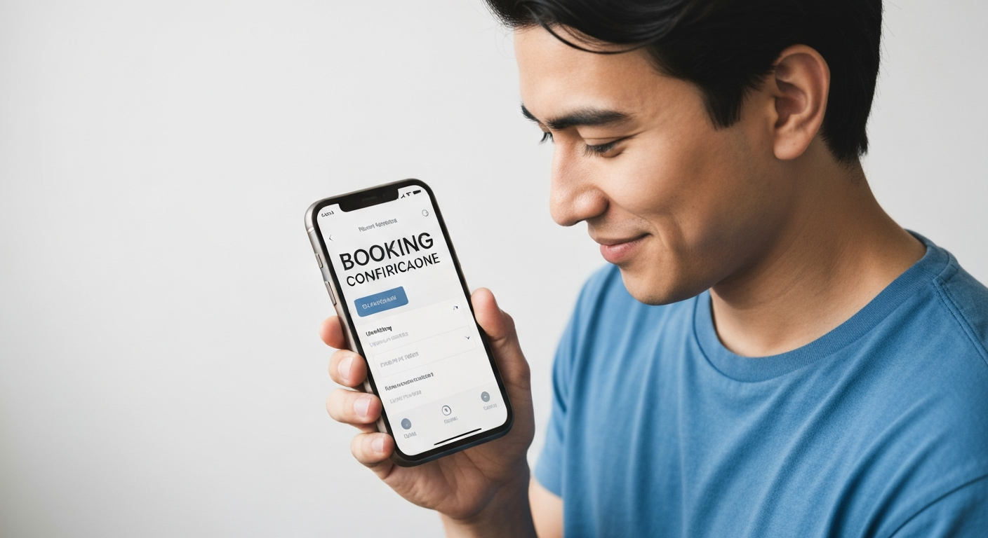 Booking confirmation