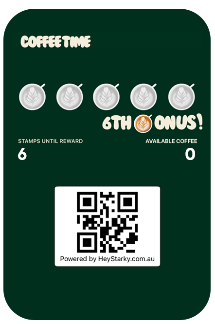 Coffee Time Card