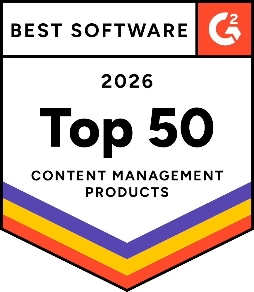 G2 Top 50 Content Management Products 2026