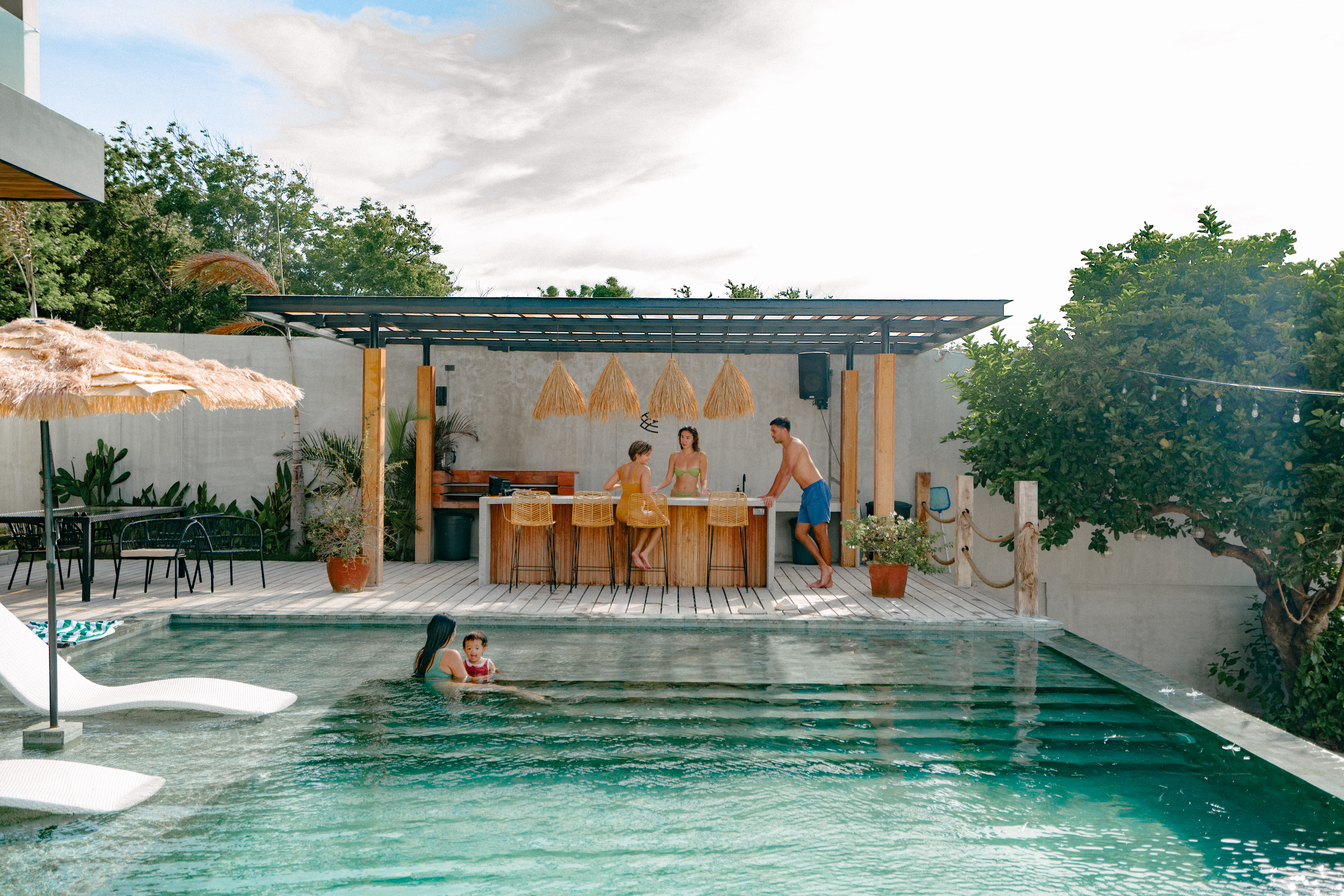 Outdoor Patio and Pool