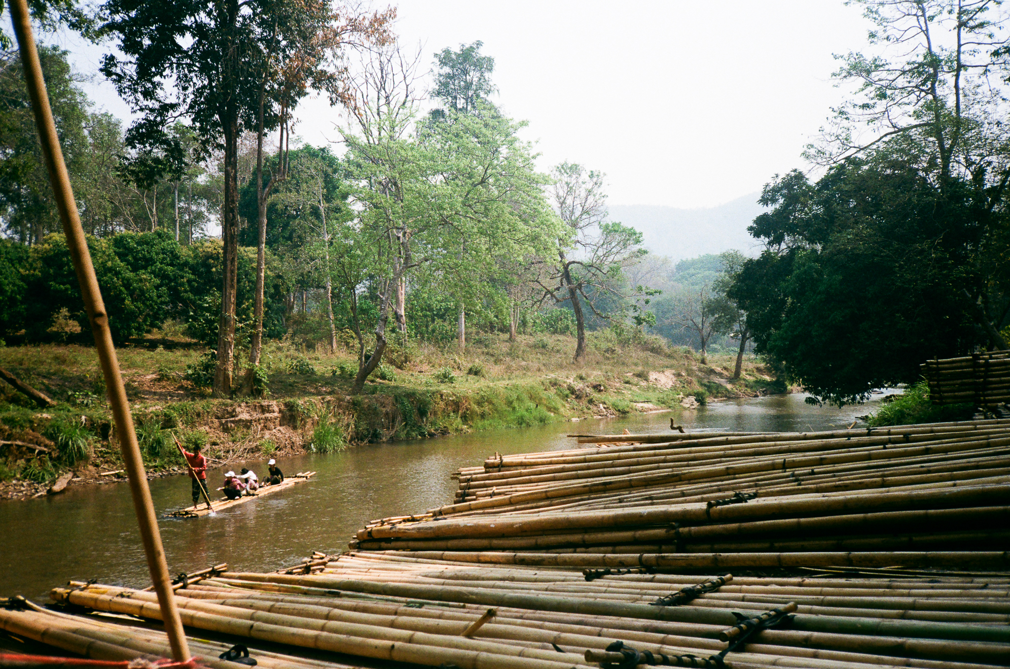 Golden moments in Thailand - Bamboo Raft on Jungle River