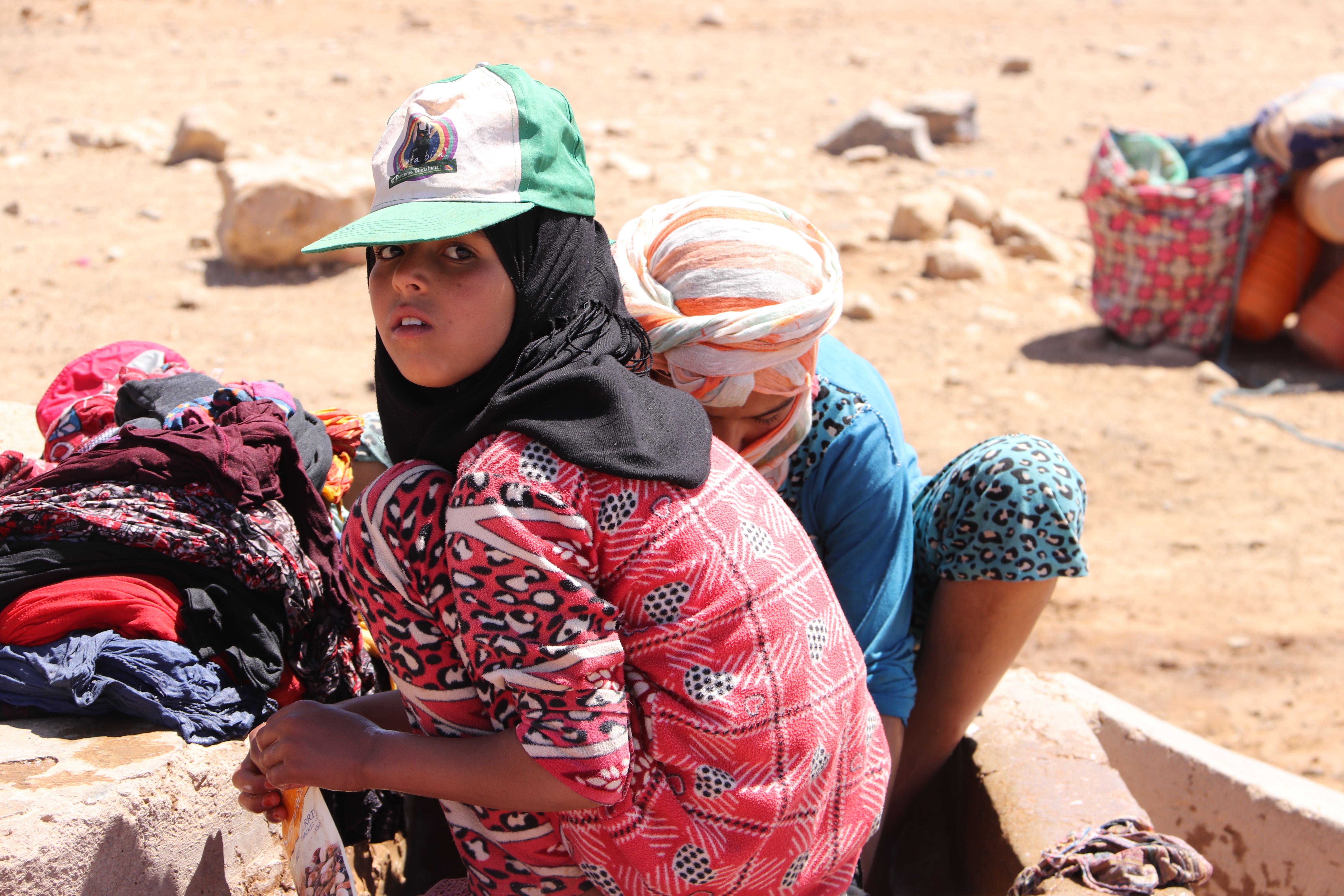 Morocco 2018 - Children and Woman at the Desert Well