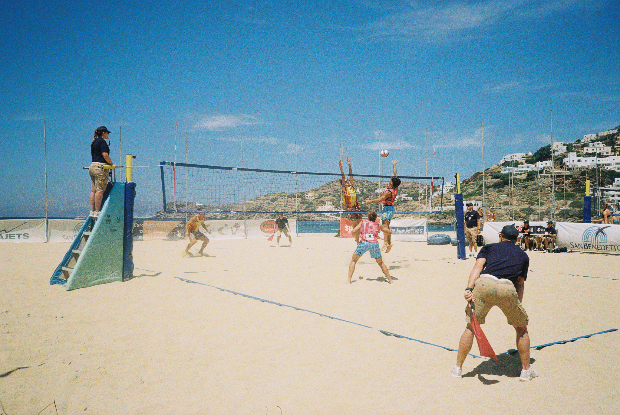 Stories of Greece - Beach Volleyball Game on Sand