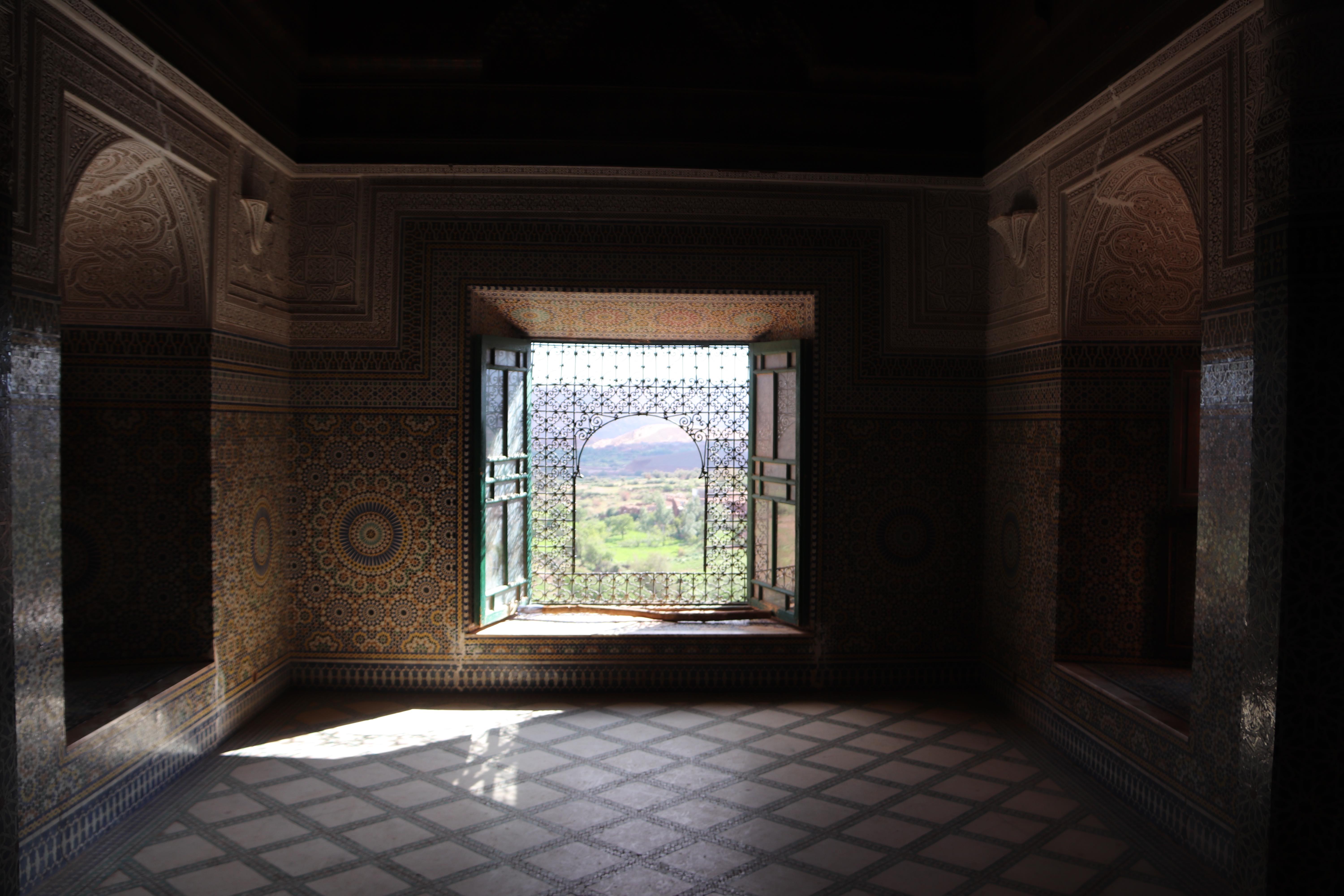 Morocco 2018 - Tiled Chamber with Wrought Iron Window