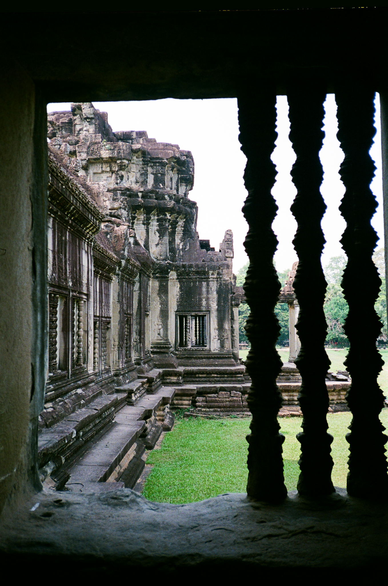 Angkor - Temple Interior Columns