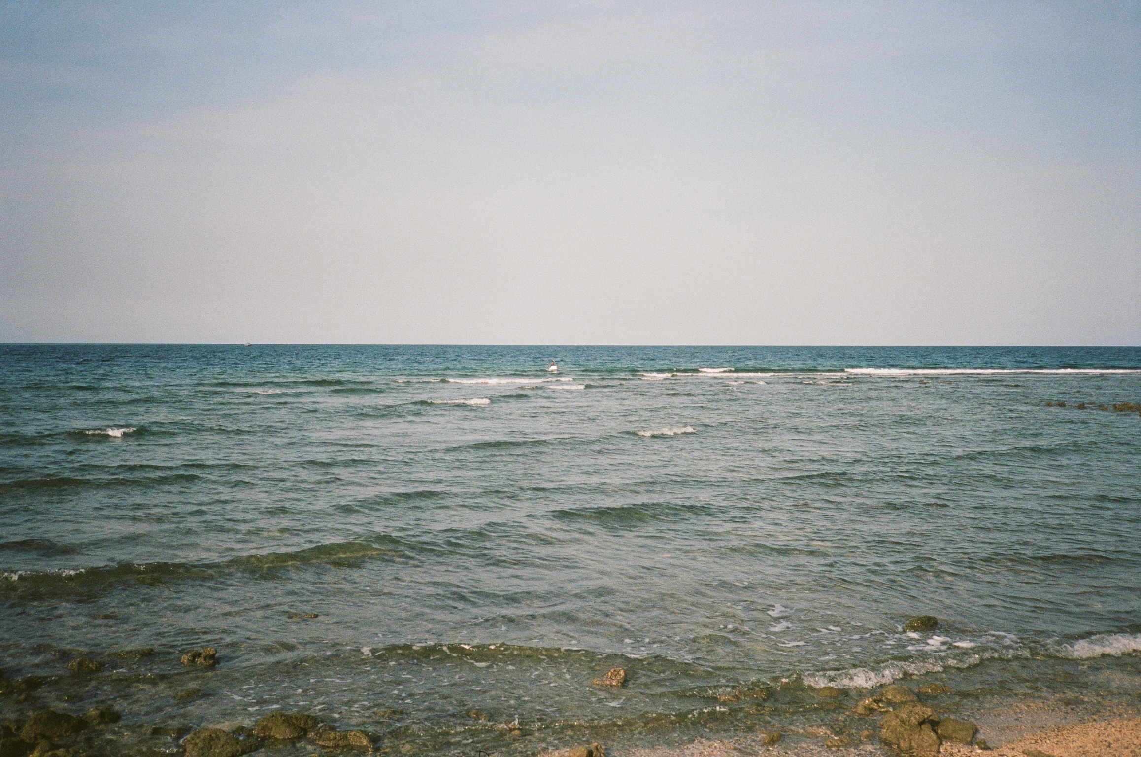Island of the Gods - Ocean Shoreline with Waves