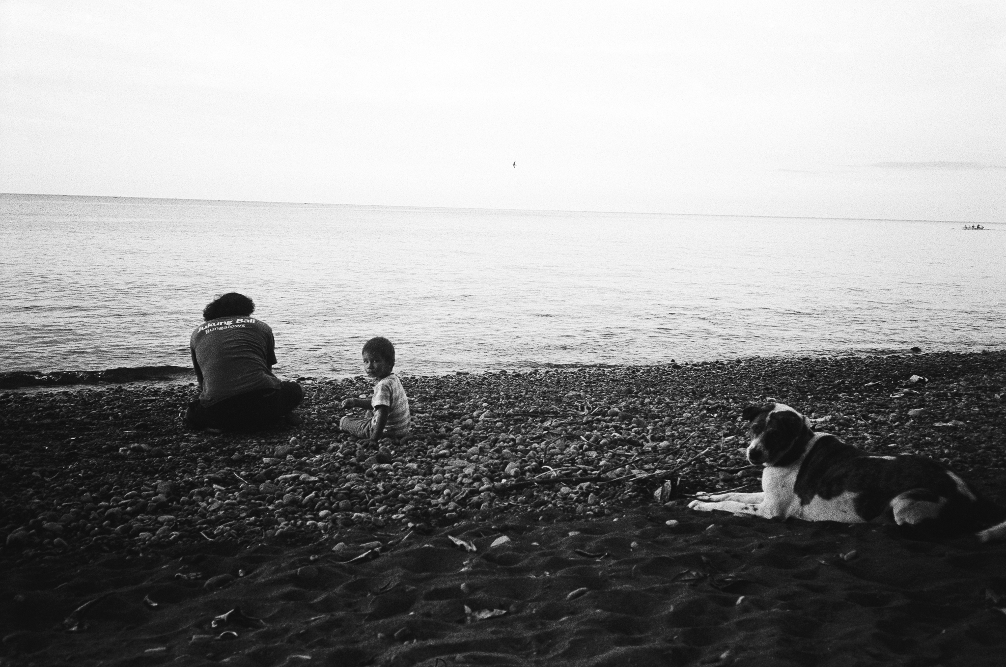 Brother and Sisterhood - Mother and Child by Sea